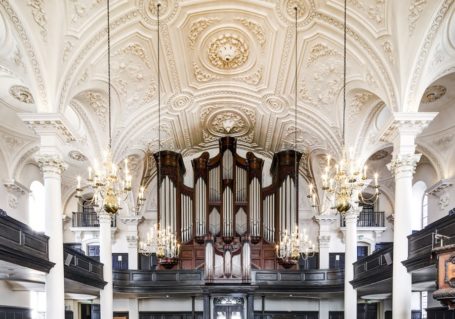 Church interior, facing the organ